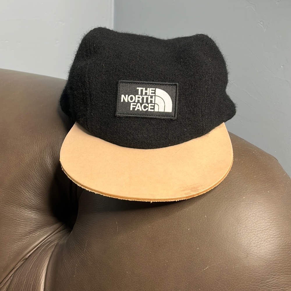 Unisex O/S The North Face TNF Felted Leather Bill Wool Dad Hat Cap